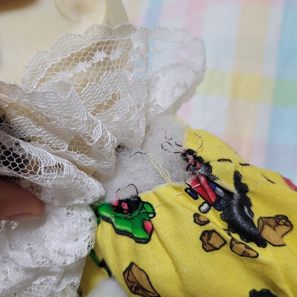 Creepy sad clown plastic head hands feet with truck fabric and block body - Picture 3 of 7